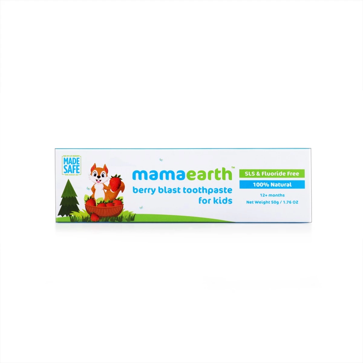 100percent Natural Berry Blast Toothpaste for Kids, 50 g-3.webp